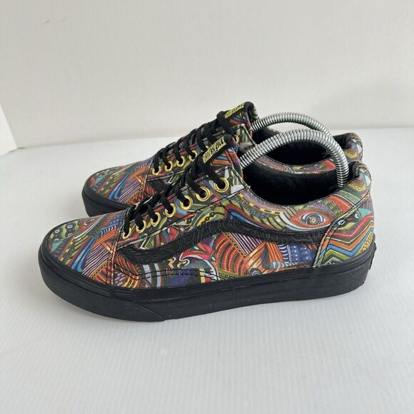 Vans Zio Ziegler Off The Wall Gallery Shoes Men 6.5 Women 8 Rare Multicolor NEW - Picture 6 of 12